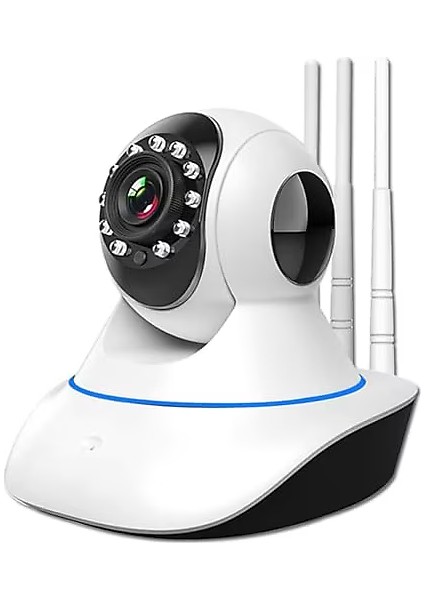 Kablosuz Bebek Kontrol Kamerası Çift Yönlü Ses Tranferi Gece Görüşlü Wifi Ip Kamera Blm-08