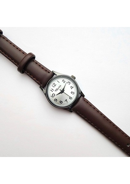 Retro Kadın Kol Saati Vintage Tasarım Klasik Tasarım Siyah Kasa Minimal Tasarım Kayışlı modelleri