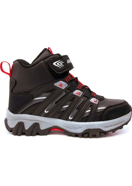 ARV265 Termal Erkek Çocuk Trekking Bot Siyah Kırmızı