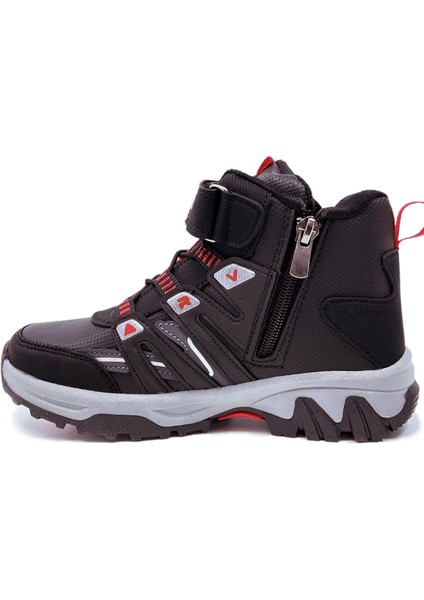 ARV265 Termal Erkek Çocuk Trekking Bot Siyah Kırmızı fırsatları