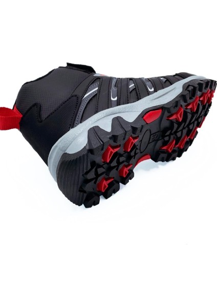 ARV265 Termal Erkek Çocuk Trekking Bot Siyah Kırmızı indirimleri