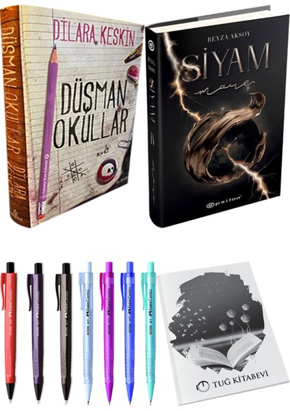 Siyam 4 Mare (Ciltli) ve Ephesus Düşman Okullar 1 (Ciltli) Dilara Keskin 2li Set