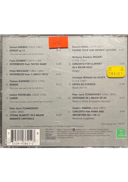 Classic Weepies CD fiyatları