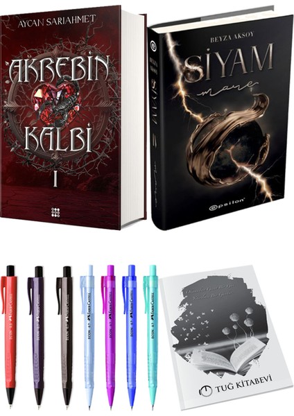 Siyam 4 Mare (Ciltli) ve Akrebin Kalbi 1 (Ciltli) Gonca Çakır 2li Set