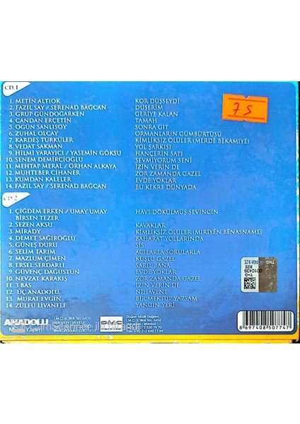 Metin Altıok – Şiirlerinden Şarkılar Anka CD fiyatları
