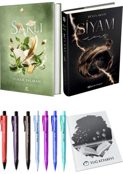 Siyam 4 Mare (Ciltli) ve Saklı (Ciltli) Pınar Salman 2li Set