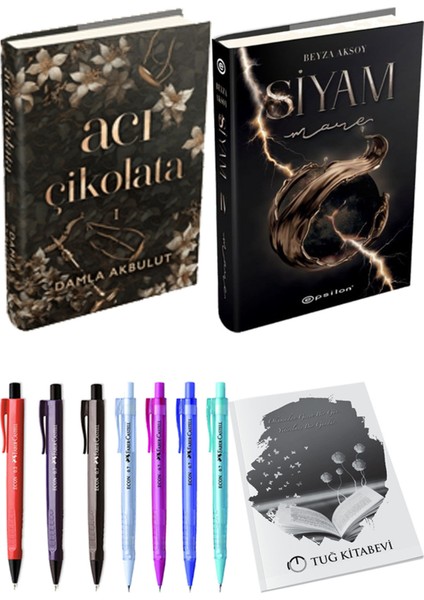 Siyam 4 Mare (Ciltli) ve Acı Çikolata (Ciltli) Damla Akbulut 2li Set