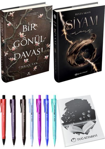 Siyam 4 Mare (Ciltli) ve Bir Gönül Davası (Ciltli) Ümran Tan 2li Set