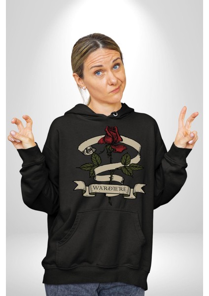 Gözlüklü Kedi Çift Tasarım Erkek Kadın Siyah Dijital Baskılı Kapüşonlu Sweatshirt Hoodie fırsatları