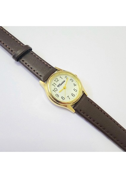 Retro Kadın Kol Saati, Vintage Tasarım, Klasik Tasarım, Altın / Gold Rengi, Minimal, Kayışlı fiyatları