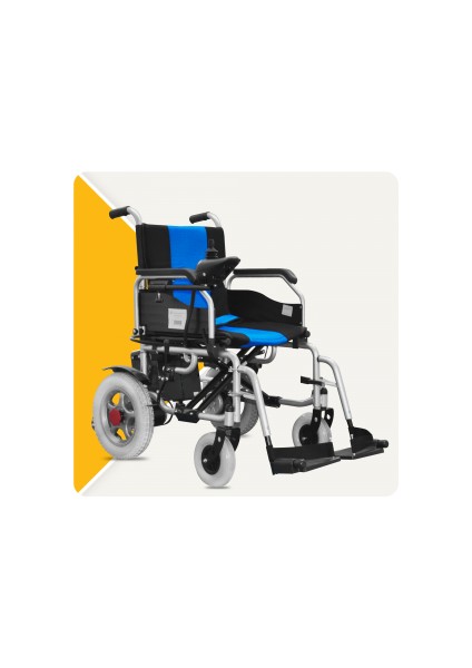 Motor JRWD1002 Katlanabilir Akülü Tekerlekli Sandalye
