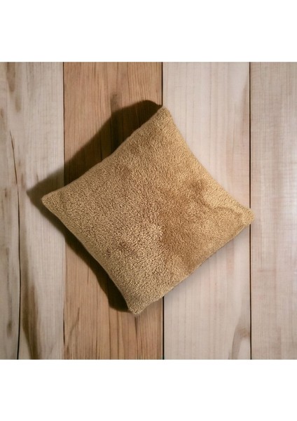 Tekno Trust Çift Taraflı Kuzu Peluş Teddy Puffy Polar Dekoratif Kırlent Kılıfı(Puffy-03) fırsatları