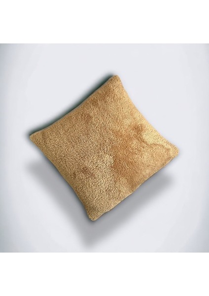 Tekno Trust Çift Taraflı Kuzu Peluş Teddy Puffy Polar Dekoratif Kırlent Kılıfı(Puffy-03) indirimleri