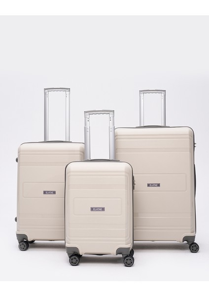 4'lü Valiz Seti Elatae Premium Polipropilen Kırılmaz Valiz Büyük - Orta - Kabin Boy ve Makyaj V305 indirimleri