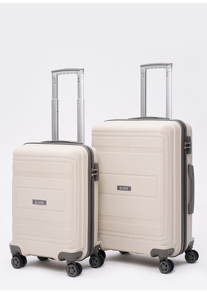 Premium Polipropilen Kırılmaz 2'li Valiz Seti Orta Boy - Kabin Boy V305