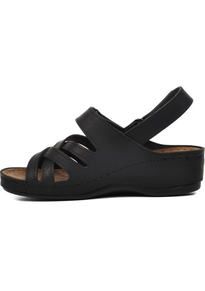 Siyah Kadın Düz Sandalet fiyatları