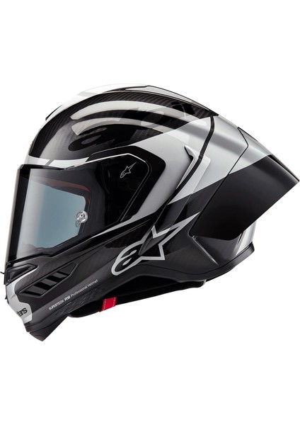 Supertech R10 Carbon Element Spor Motosiklet Kaskı Siyah / Gümüş modelleri