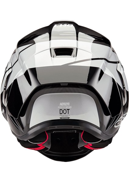 Supertech R10 Carbon Element Spor Motosiklet Kaskı Siyah / Gümüş indirimleri