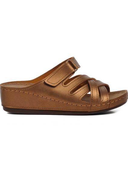 Bakır Kadın Terlik modelleri