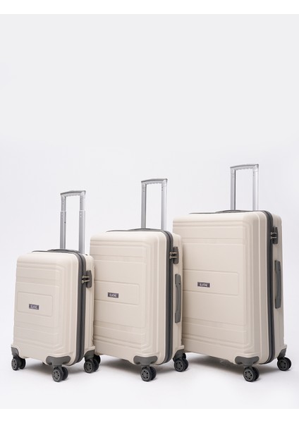 Premium Polipropilen Kırılmaz 3'lü Valiz Seti V305