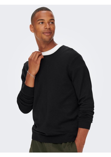 Erkek Bisiklet Yaka Regular Fit Kazak - 22020088 fiyatları