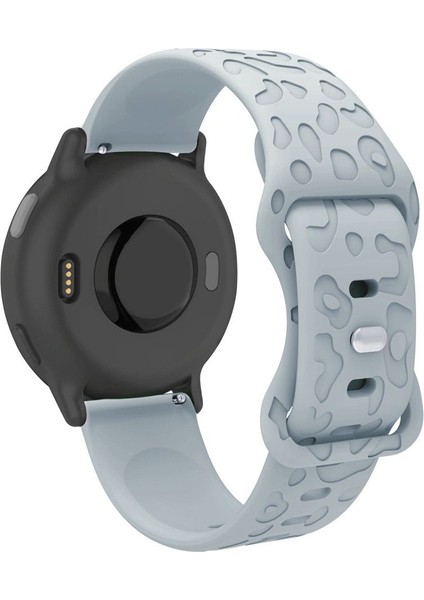 Huawei Watch Gt Gt2 Gt3 Gt4 42MM/MAGIC 2/amazfit 20MM Kordon Leopar Desen Yumuşak Silikon Kordon