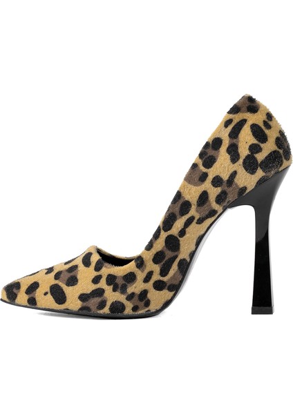 Elit MST1920T Kadın Stiletto Leopar modelleri