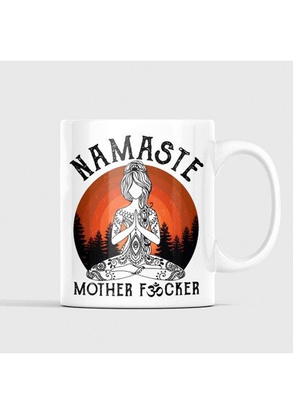 Namaste Yoga Kupası, Yoga Malzemeleri, Espirili Yoga Kahve Kupası