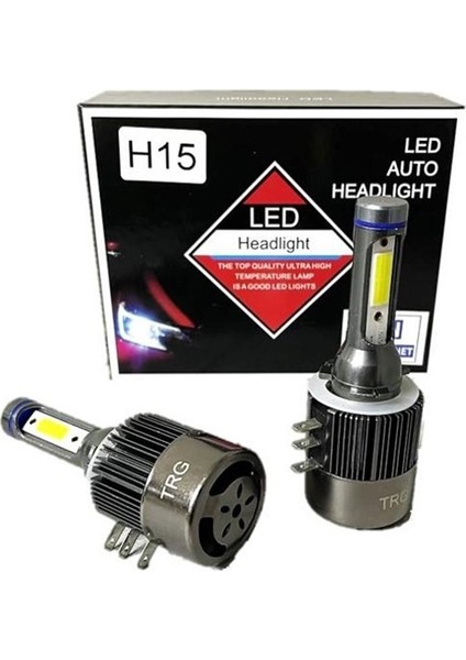 2 Adet H15 LED Xenon 8000 Lümen 6000K