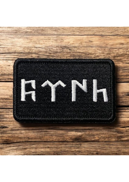 Göktürkçe Türk Nakış Patch/yama