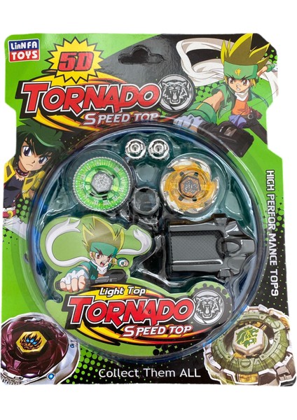 Tornado Beyblade 2 Li Metal Topaç Fırlatma Seti Arenalı