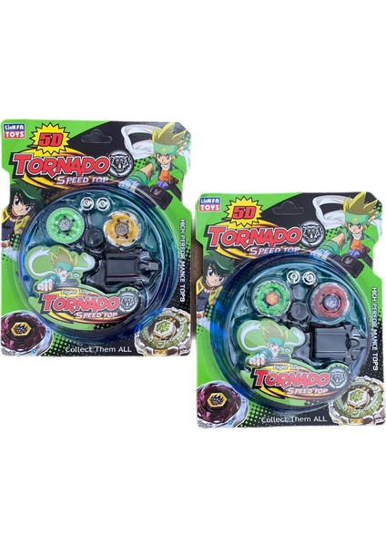 Tornado Beyblade 2 Li Metal Topaç Fırlatma Seti Arenalı