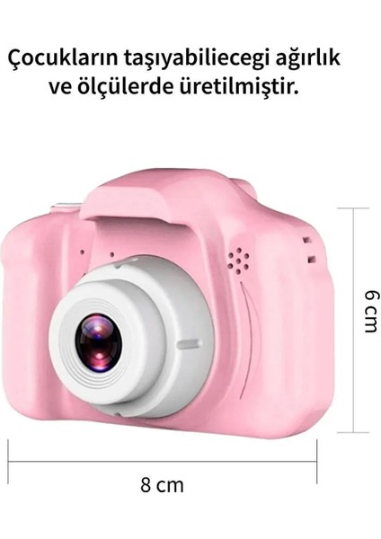 Idragon® Dijital Fotoğraf Makinesi Çocuk Mini 1080P Hd Kamera Selfie modelleri