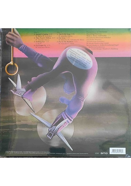Scorpions-Fly To The Raınbow Plak (Renkli)