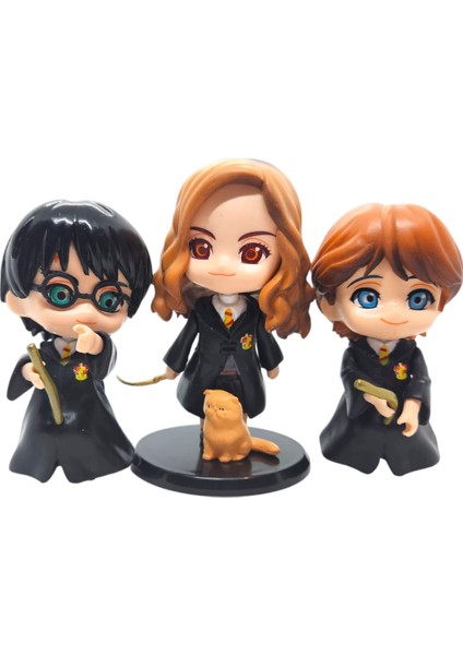 Harry Potter Figür Seti 3'lü-Harry Hermione Ron