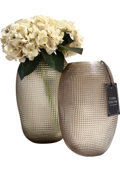 Dokulu Cam Vazo Büyük indirimleri