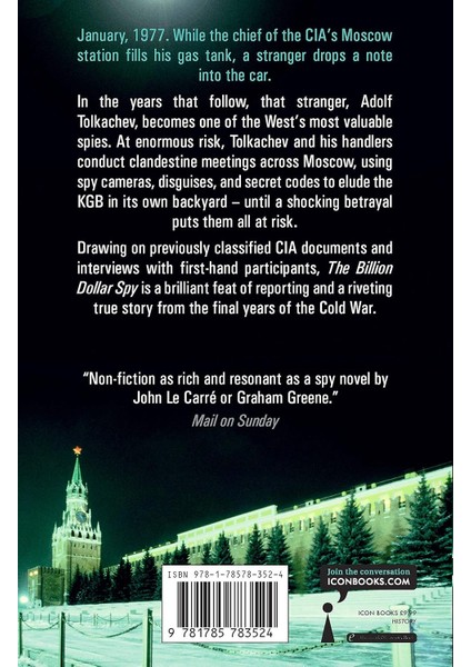 The Billion Dollar Spy / A True Story Of Cold War Espionage And Betrayal - David E. Hoffman fiyatları