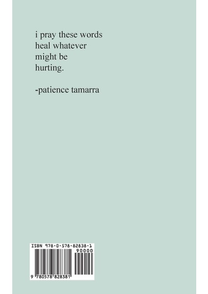 Dear Self, - Patience Tamarra Davis