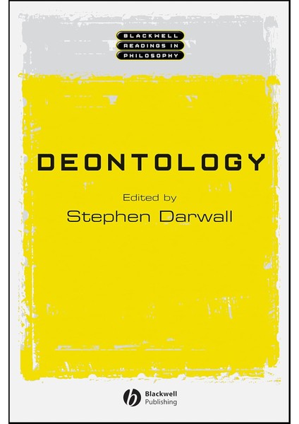 Deontology - Stephen Darwall