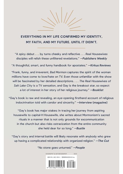 Bad Mormon / A Memoir - Heather Gay fiyatları