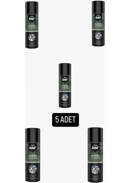 WD40 Selsil Yağlayıcı ve Pas Sökücü 5 Adet 200 ml