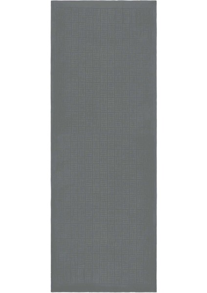 İman Kare Antrasit Naia Pamuk Şal 70x210