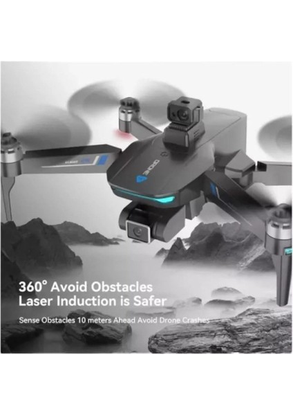 LH-X75PRO Kumandalı Drone 5g Wifi 4K Hd Kamera 6 Eksenli Lazer Sensörlü