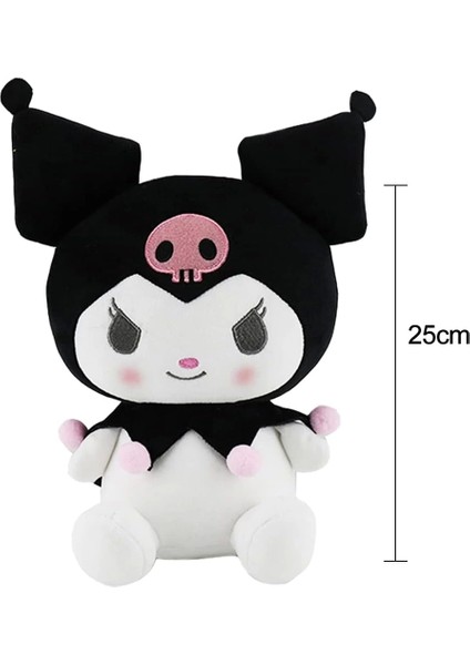 Kuromi Hello Kitty 25 cm Peluş Oyuncak Sanrio Kuromi Plush Hediyelik Oyuncak fiyatları