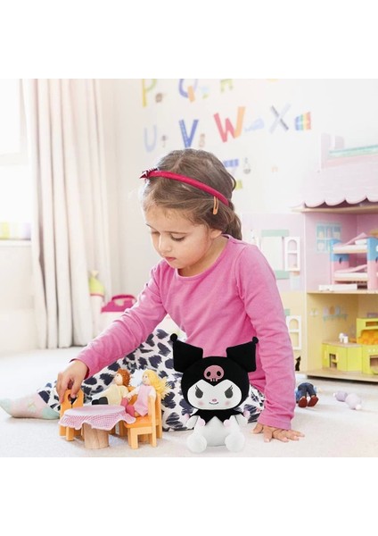 Kuromi Hello Kitty 25 cm Peluş Oyuncak Sanrio Kuromi Plush Hediyelik Oyuncak fırsatları