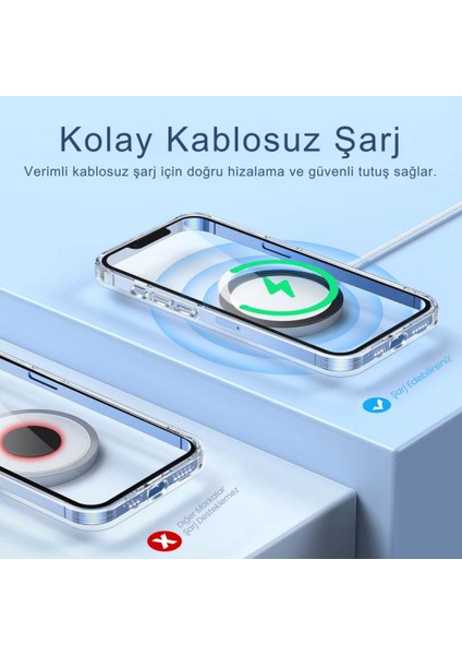 Tüm Telefonlara Uyumlu 0.4mm Ultra Ince Yapışkanlı Mgsafe Uyumlu Mıknatıslı Metal Halka