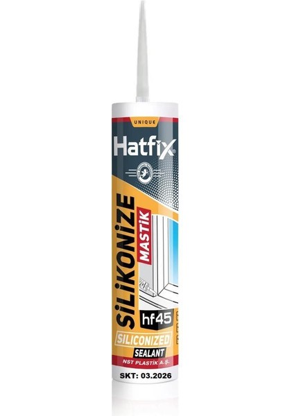30 Adet Silikonize Mastik - Beyaz - 450 Gram