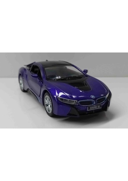 Dianomi Kinsmart 1:36 Ölçek Bmw I8 Çek/bırak Metal Araba