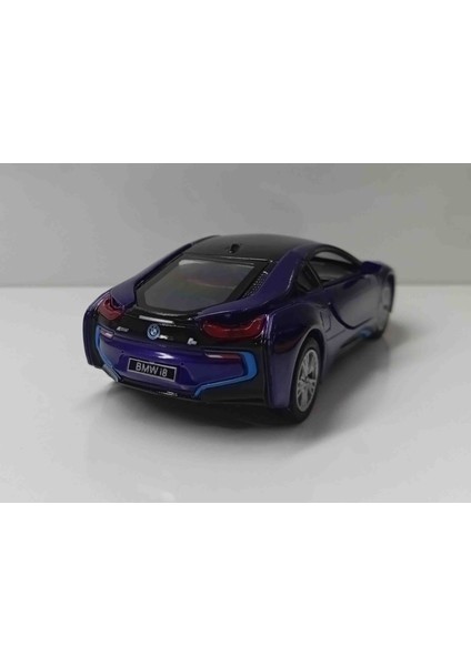 Dianomi Kinsmart 1:36 Ölçek Bmw I8 Çek/bırak Metal Araba