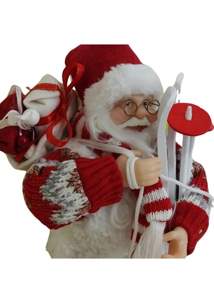 T.concept Dekoratif Zilli Noel Baba Yılbaşı Figürü 30 cm modelleri